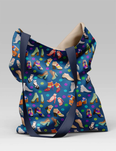 pattern disco revival the dancing shoes eva lo coco bag