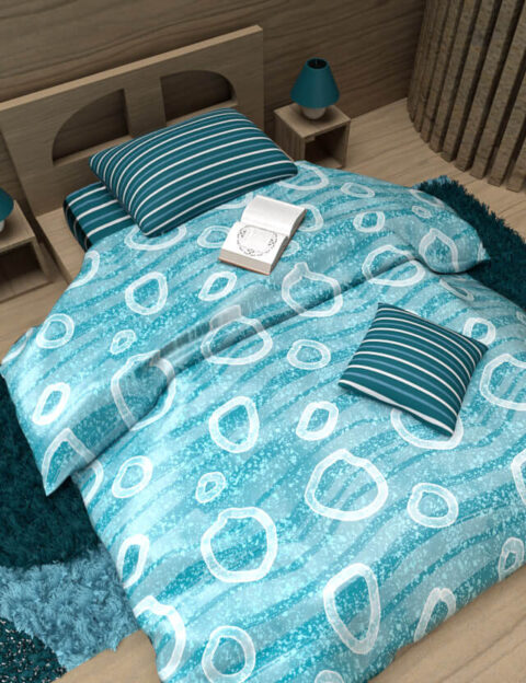 Bubbles pattern astratto eva lo coco duvetcover