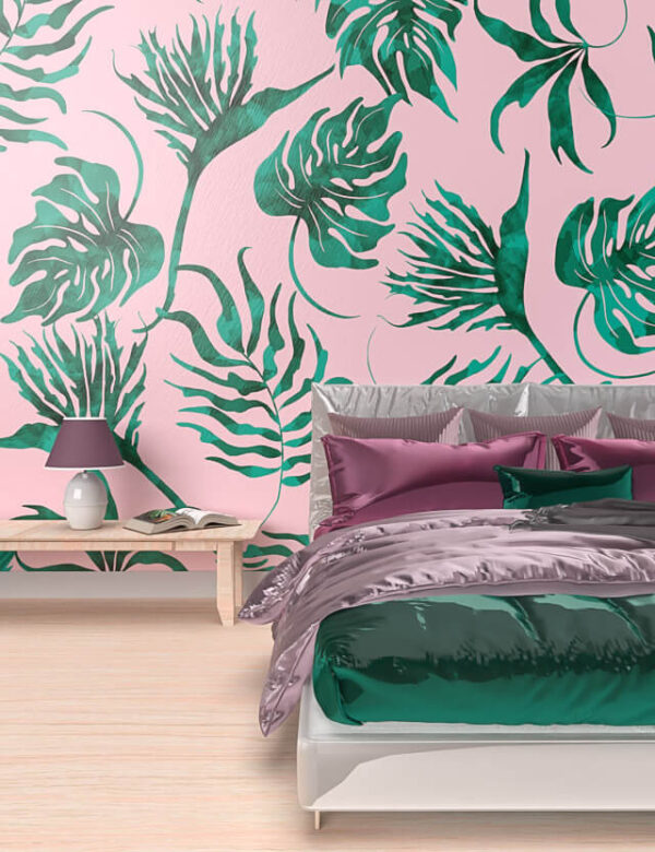 Pattern tropicale tropical elegance Eva Lo Coco green wallpaper